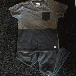 Tee and pants
